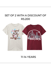 Girls Set Of Two Tees(11-14 Years)
